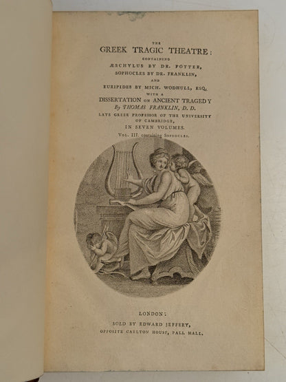 The Greek Tragic Theatre 1777 Aeschylus, Euripides, Sophocles