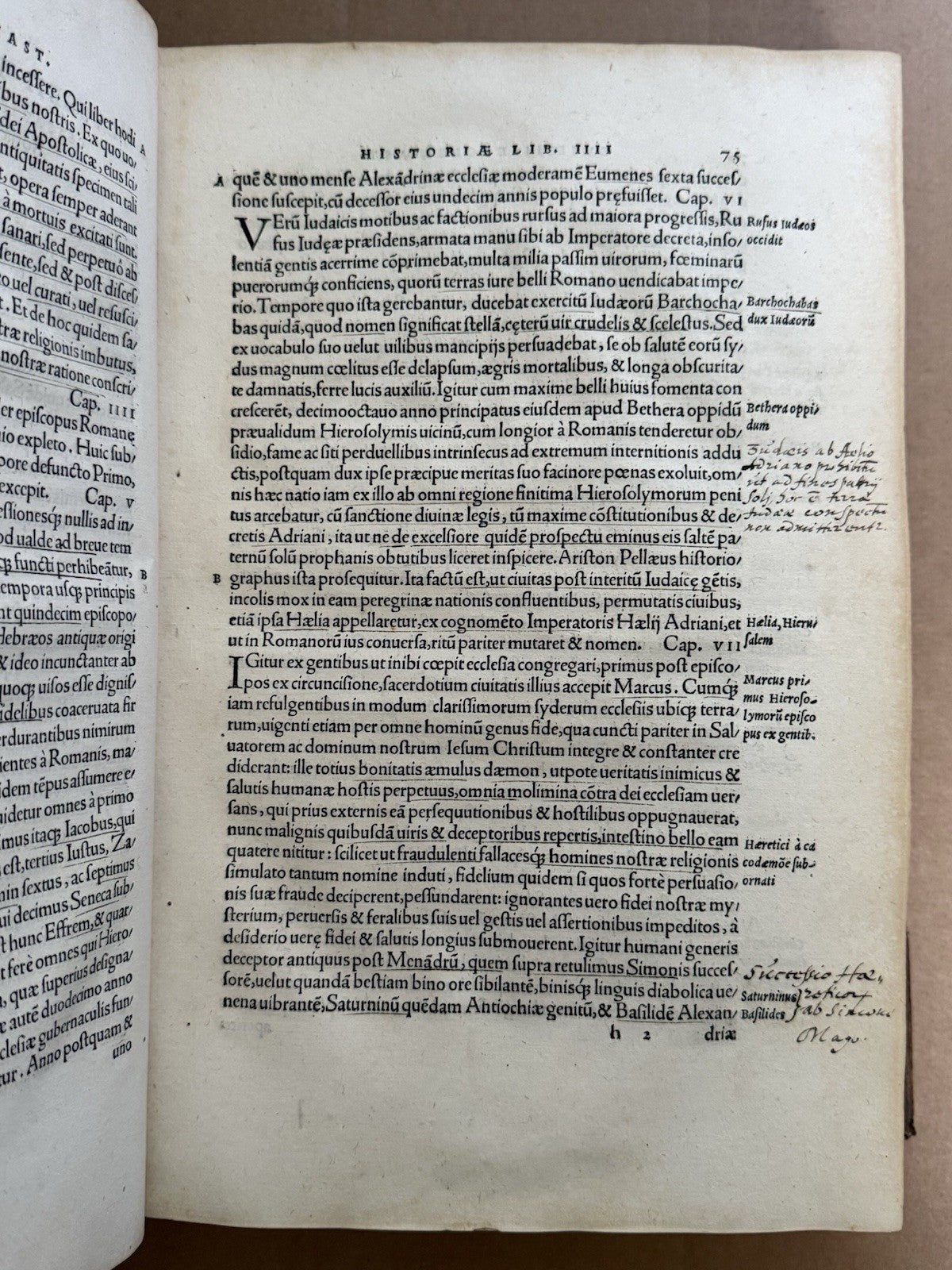 Eusebius' Church History 1544 Froben Press