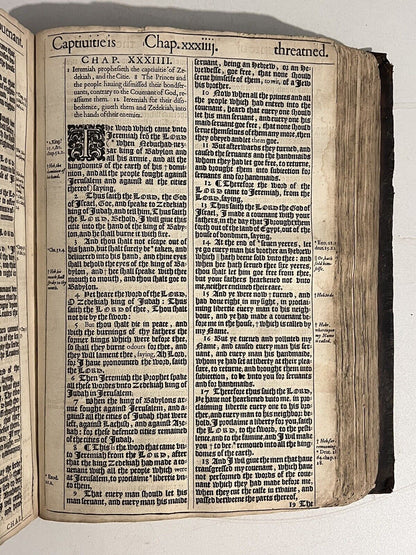 The King James Bible 1611 First Edition Fourth Issue; Pulpit Folio