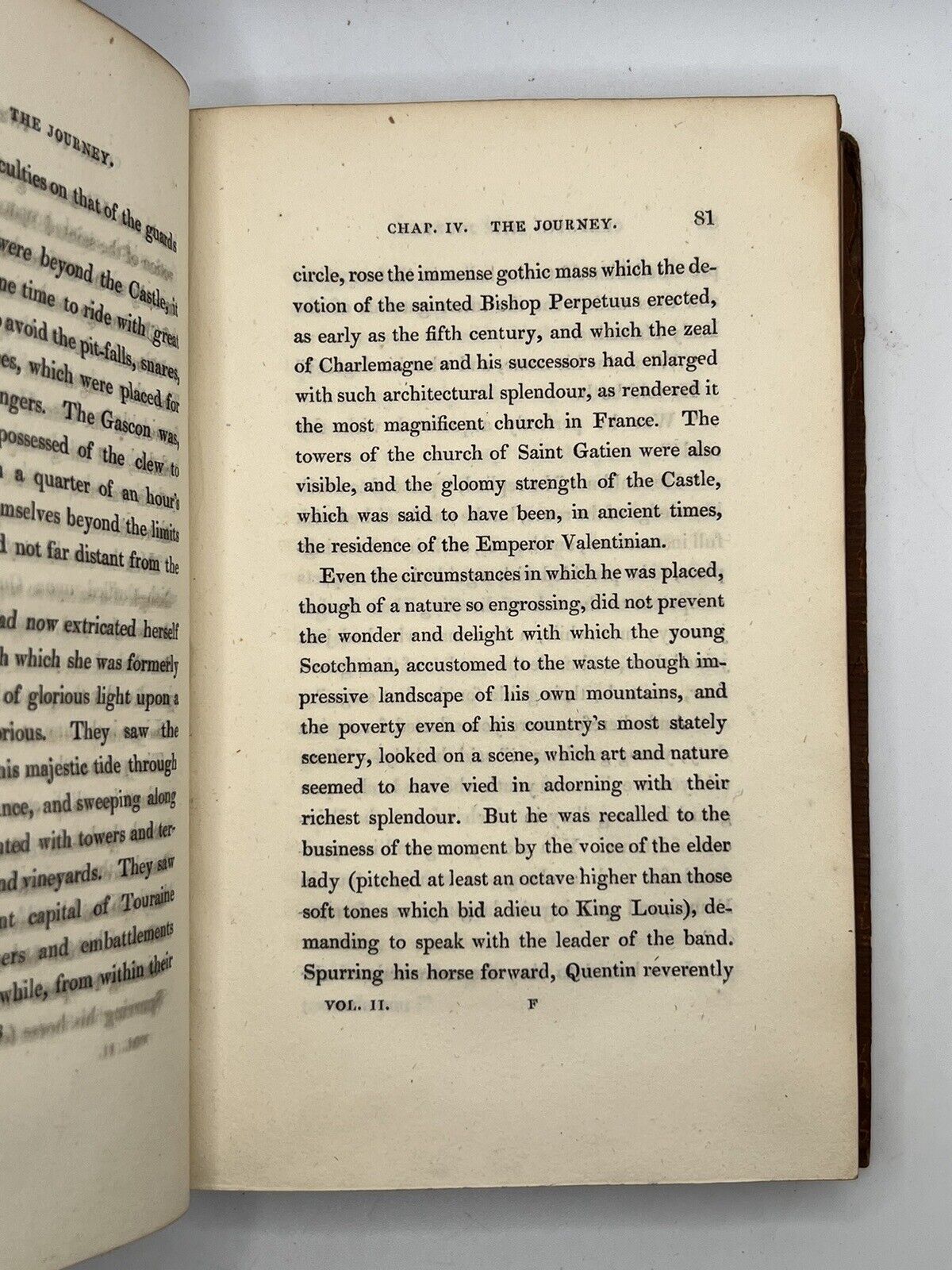 Quentin Durward by Sir Walter Scott 1823 First Edition