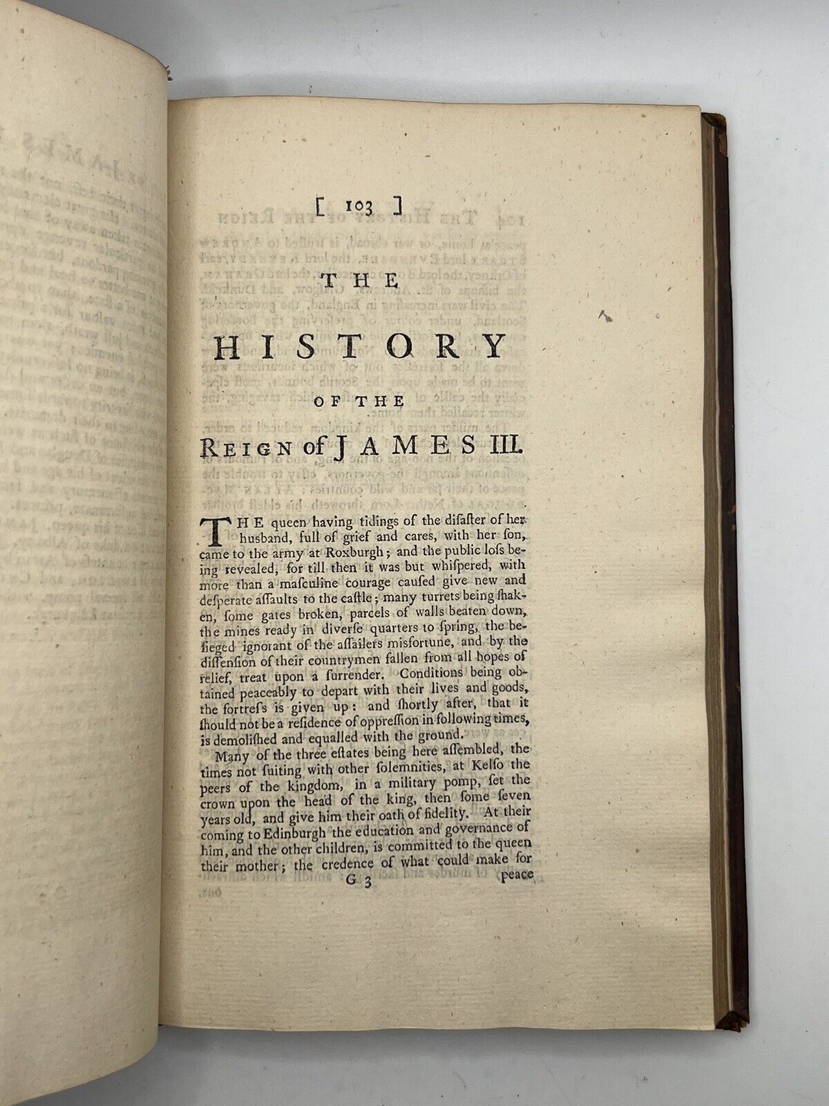 The History of Scotland from 1423 to 1542 by William Drummond 1749