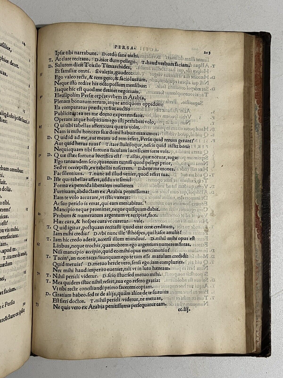 Plautus Comediae XX 1530 Estienne Folio