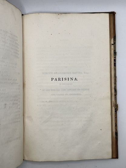 The Siege of Corinth and Parisina by Lord Byron 1816 First Edition First Issue