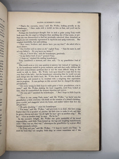 Master Humphrey's Clock by Charles Dickens 1840-41 First Edition Original Cloth