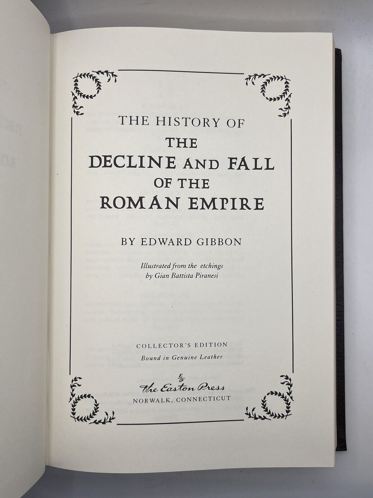 The Decline and Fall of the Roman Empire by Edward Gibbon 1974 Easton Press