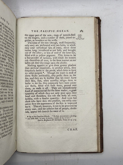 Captain Cook's Third Voyage 1784 First Edition Thus