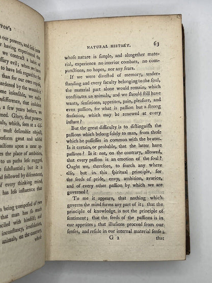 Buffon's Natural History of Birds, Fish, Insects & Reptiles 1792-3