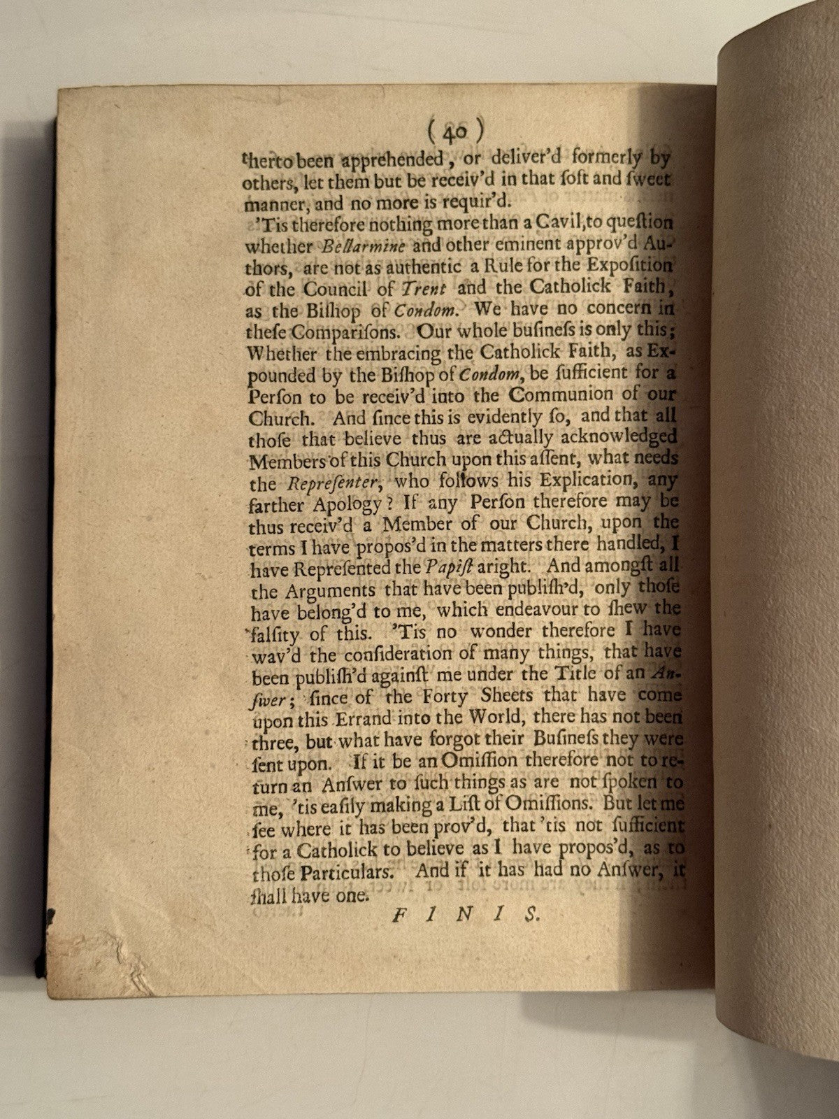 1685-8 Anglican vs Catholic Debate Sammelband