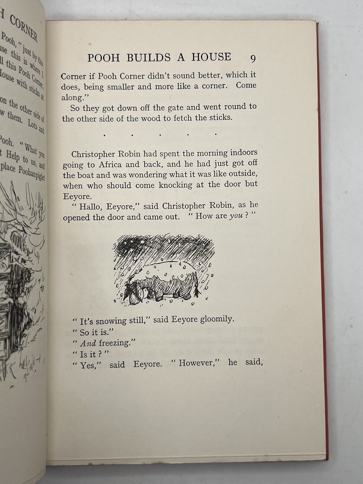 The House at Pooh Corner by A. A. Milne 1928 First Edition First Impression IMP Dust Jacket