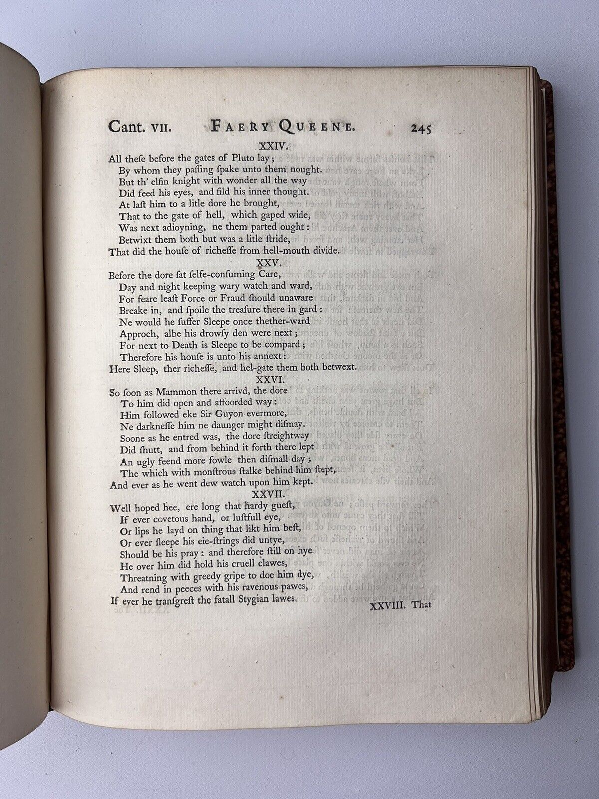 The Faerie Queene by Edmund Spenser 1758 John Upton Edition