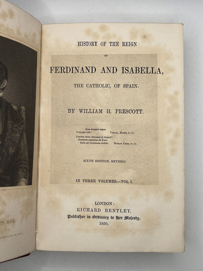 The Works of William H. Prescott 1850-55