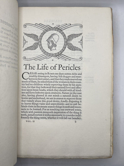 Plutarch's Lives 1928 Shakespeare Head Press 1/100 Signed Limited Edition