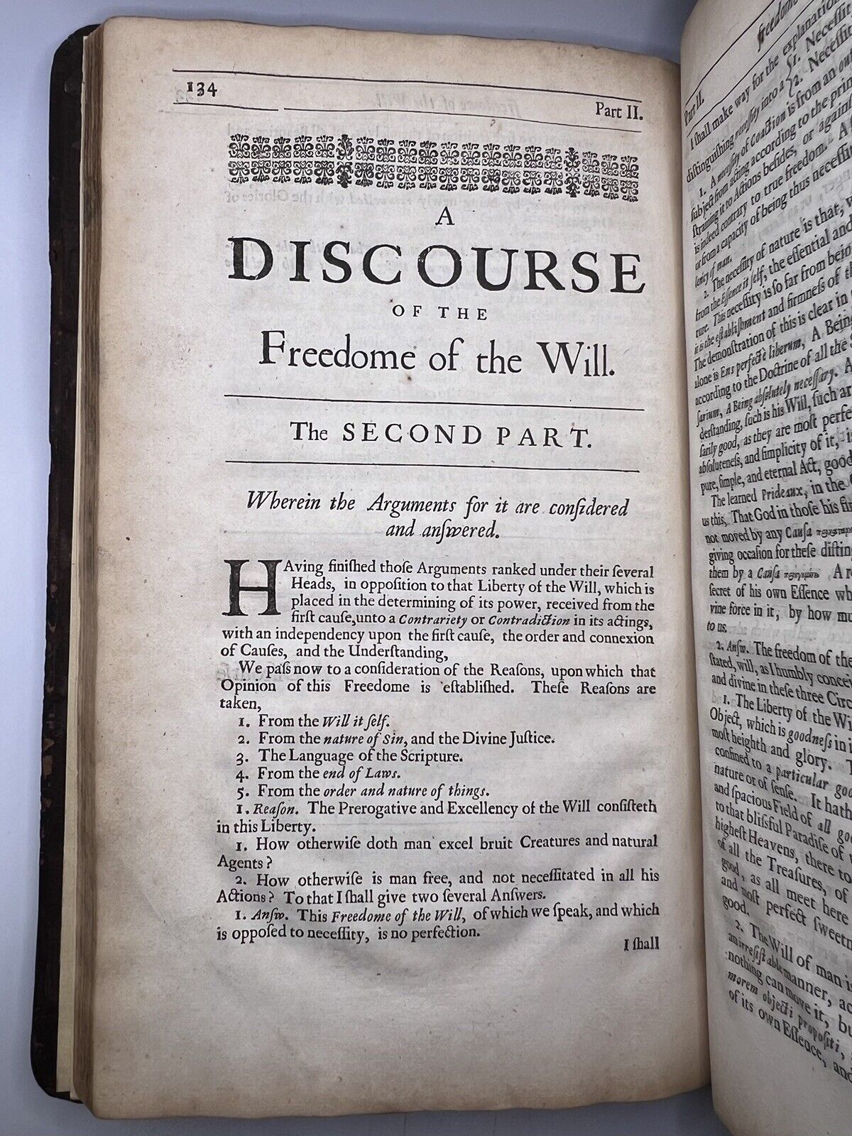 A Discourse on the Freedom of the Will by Peter Sterry 1675 First Edition