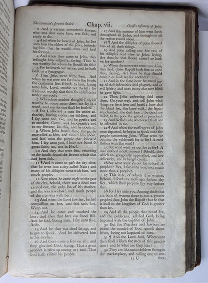 Antique King James Bible 1781 Clarendon Press