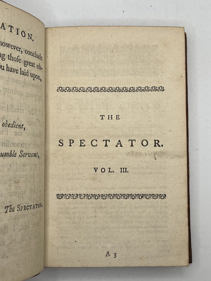 The Spectator in 8 Volumes circa 1753