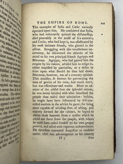 Oliver Goldsmith's Roman History 1769 First Edition