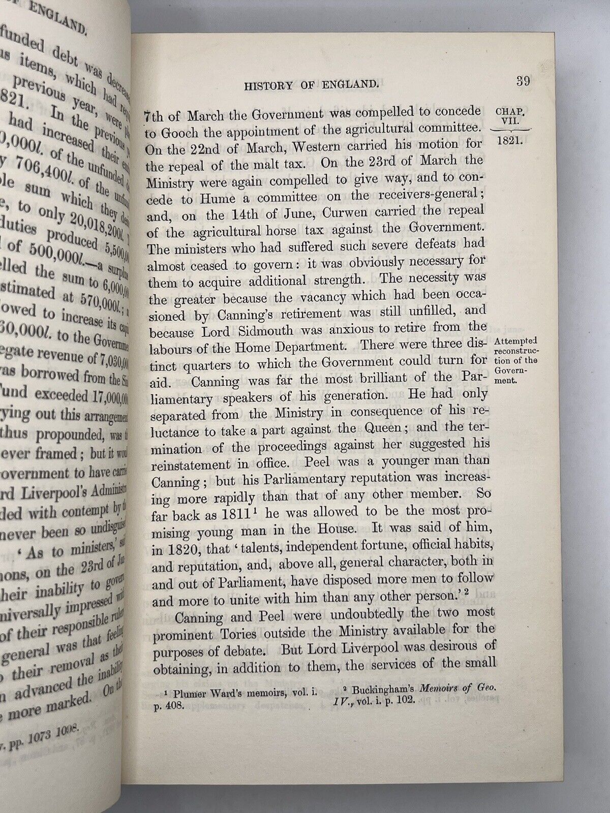 Walpole's History of England from 1815-1878