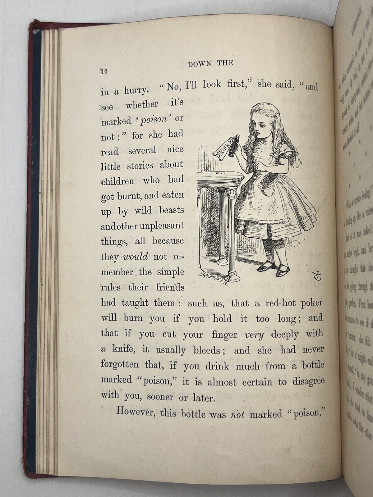 Alice in Wonderland by Lewis Carroll 1867 First Edition Original Cloth