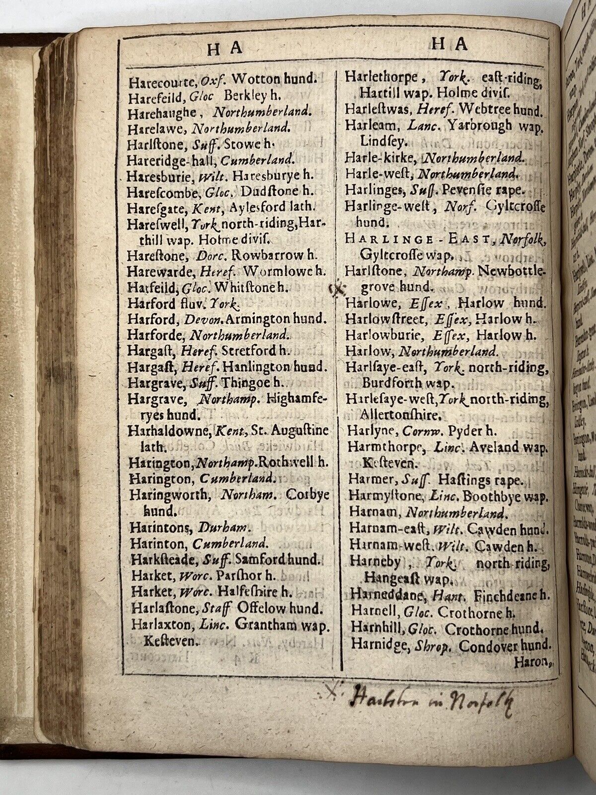 A View of the Townes of England by Sir Henry Spelman Knight 1656