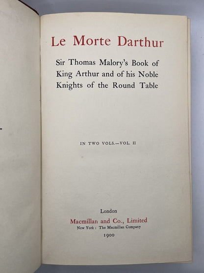 King Arthur and the Knights of the Round Table by Sir Thomas Malory 1900