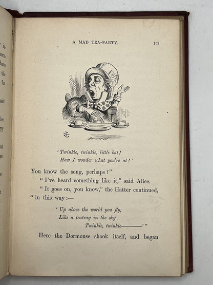 Alice in Wonderland by Lewis Carroll 1867 First Edition