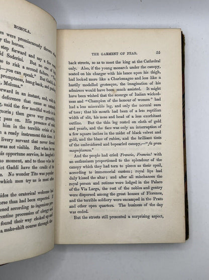 Romola by George Eliot 1863 First Edition