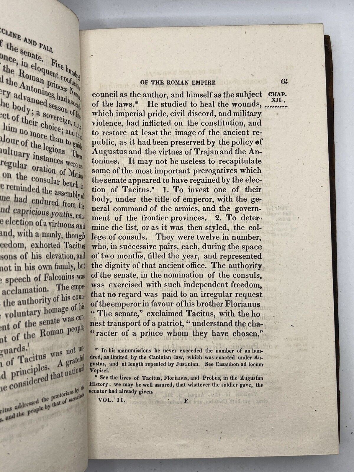 The Decline and Fall of the Roman Empire by Edward Gibbon 1819 in 12 Volumes