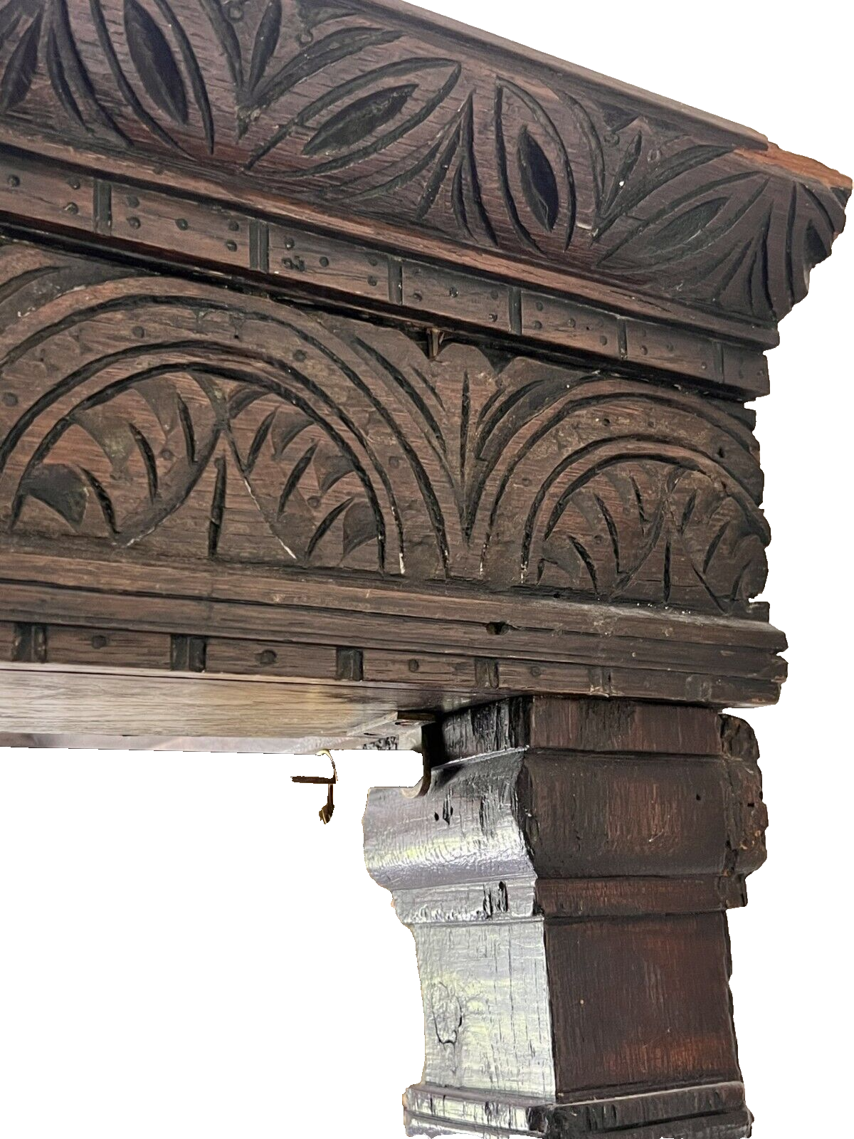 THE WITCH BED: Important 16th Century Carved Oak Elizabethan Bed c.1550 & Later