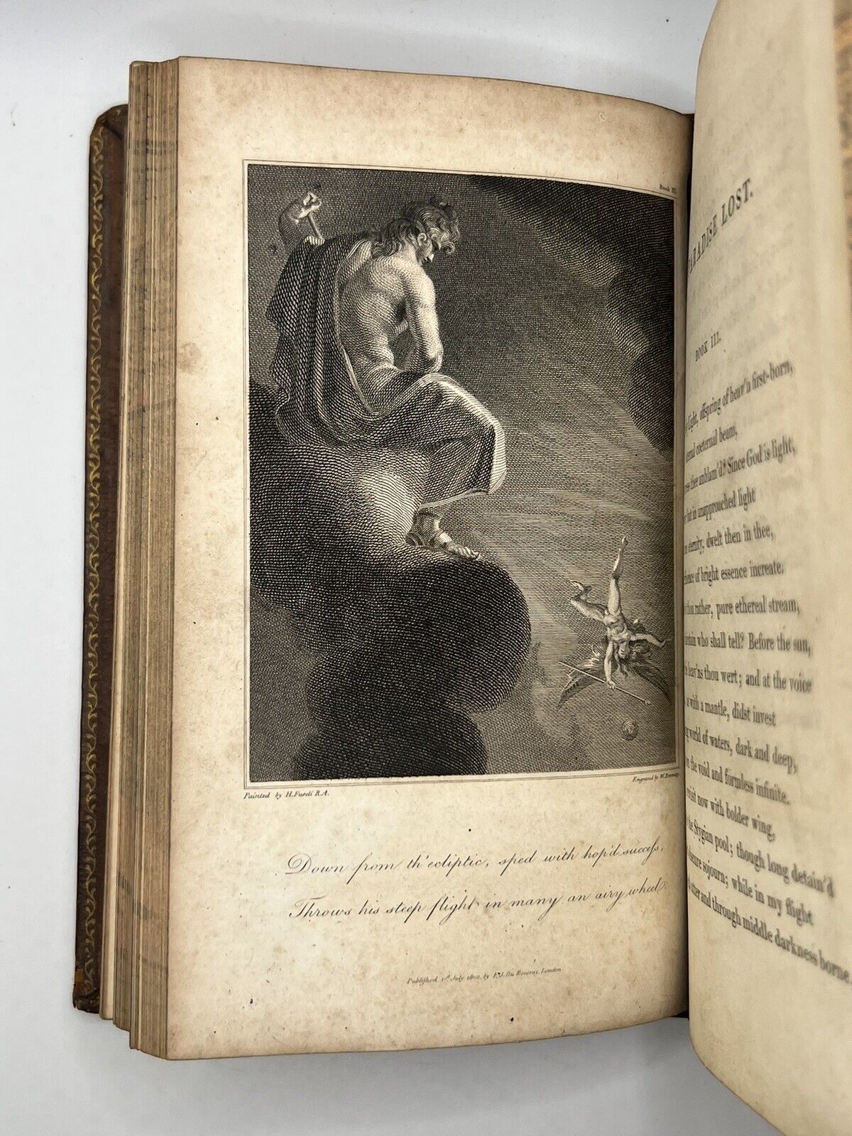 Paradise Lost by John Milton 1802 Illustrated Edition