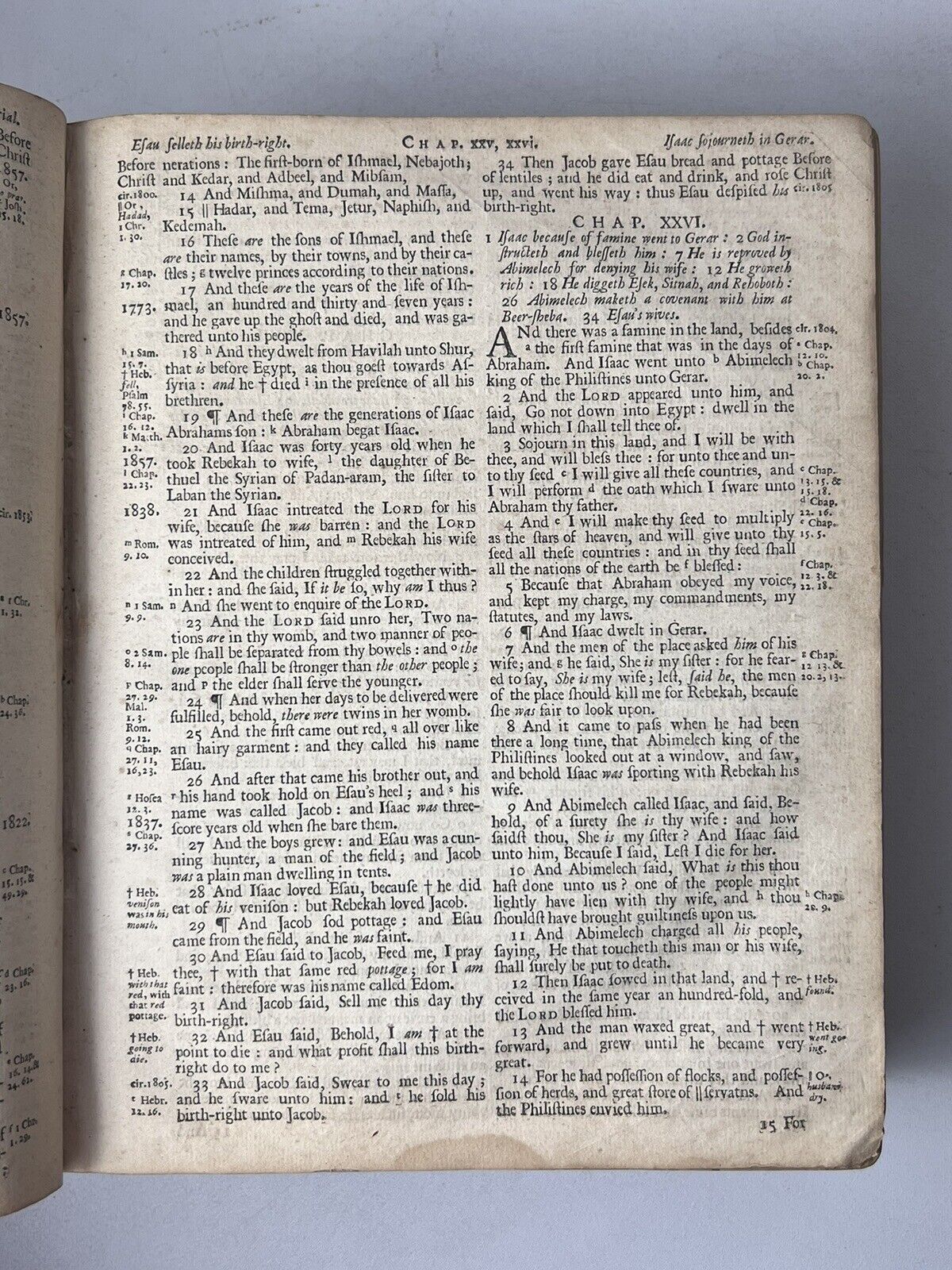 King James Bible 1712-13 with John Baskett's Book of Common Prayer