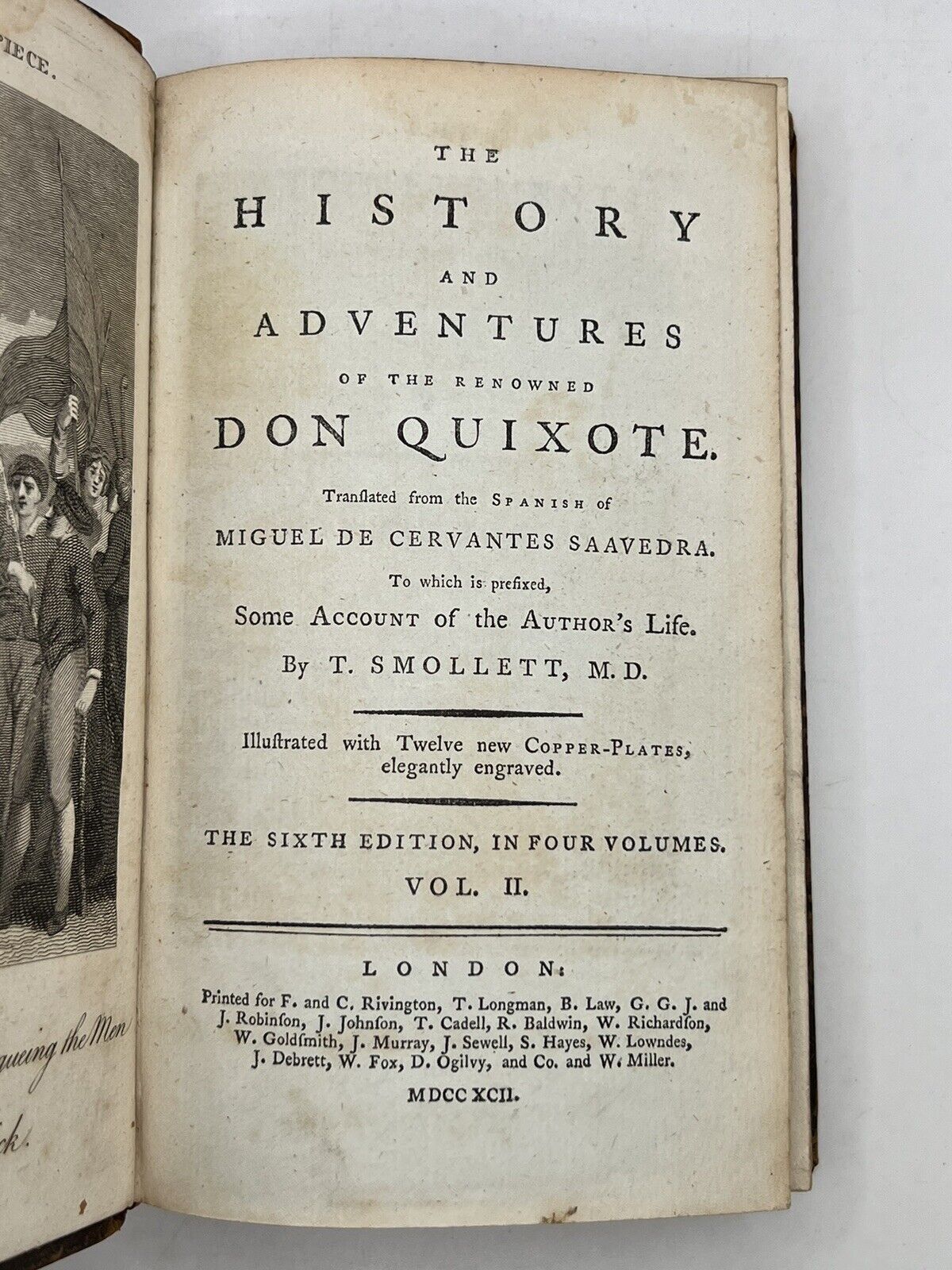 Don Quixote by Miguel de Cervantes 1792