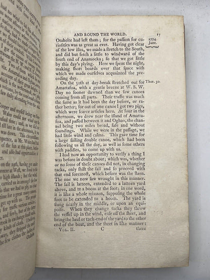 A Voyage Towards the South Pole by Captain James Cook 1784 Early Edition