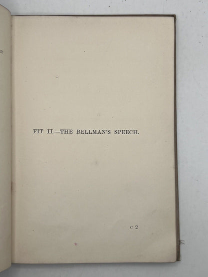 The Hunting of the Snark by Lewis Carroll 1876 First Edition Original Cloth