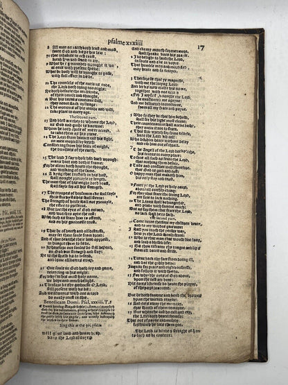 The Whole Book of Psalms 1605 Contemporary Marginalia and Music