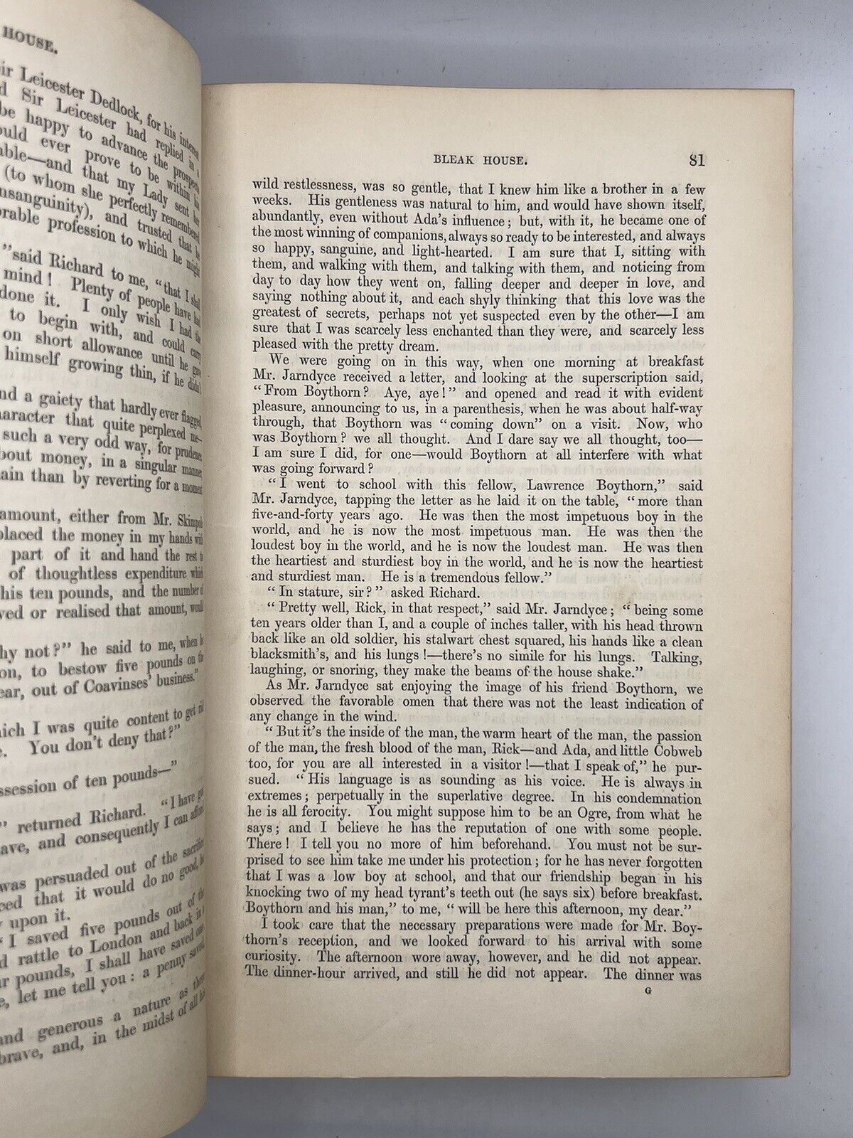 Bleak House by Charles Dickens 1853 First Edition First Impression