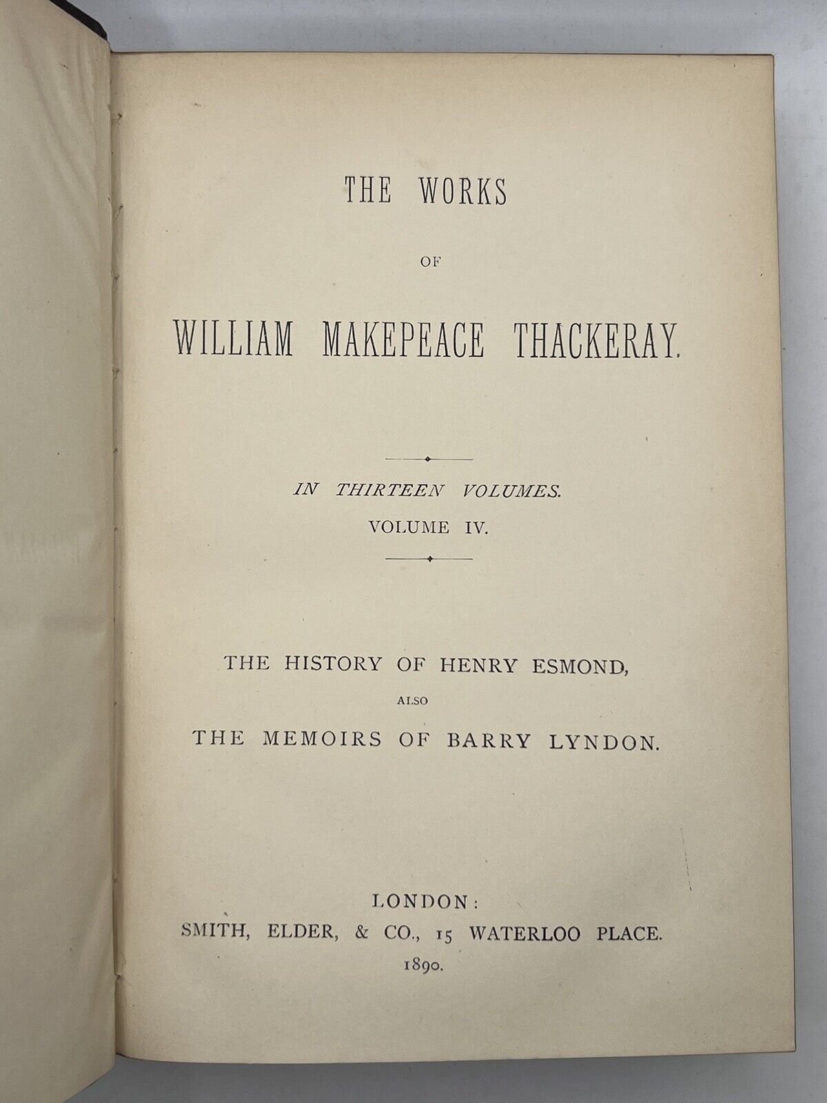 The Works of William Makepeace Thackeray 1887-90