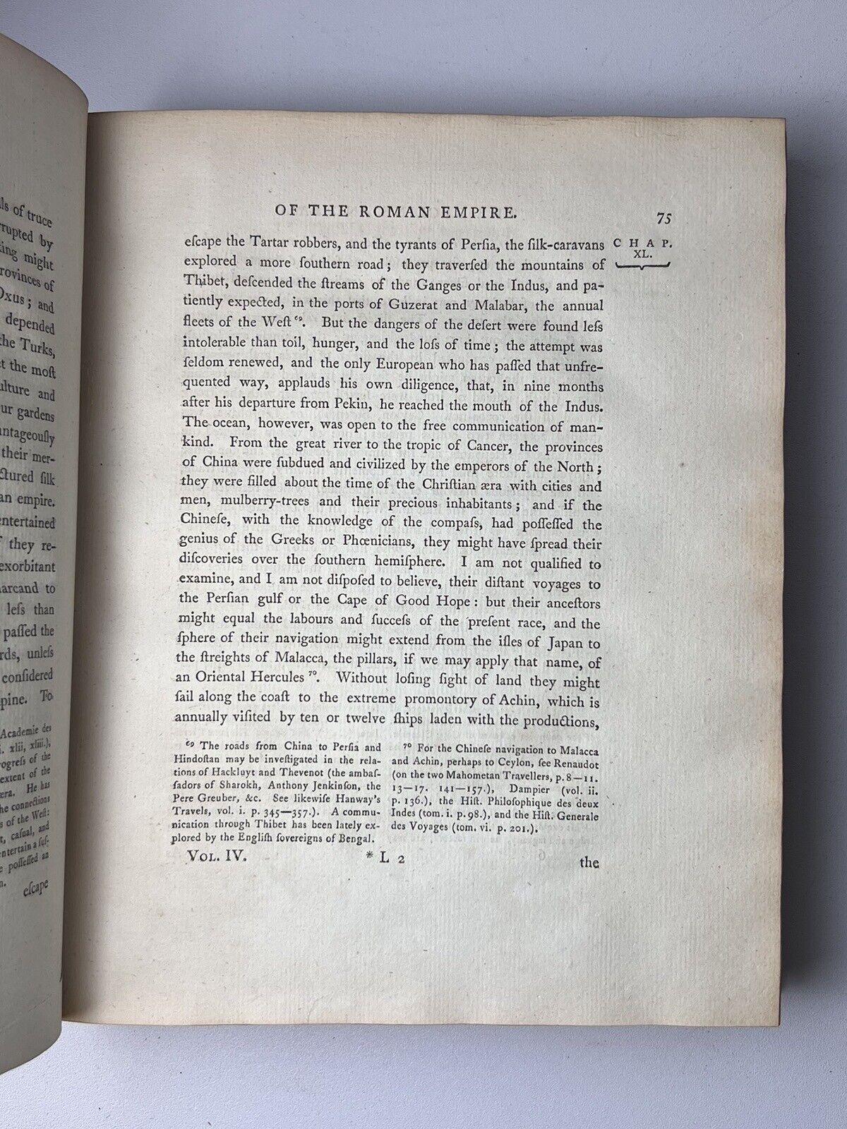 The Decline and Fall of the Roman Empire by Edward Gibbon 1776-88 First Edition