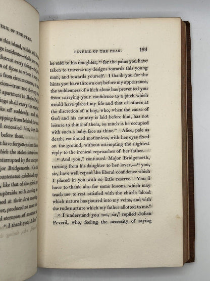 Peveril of the Peak by Sir Walter Scott 1822 First Edition