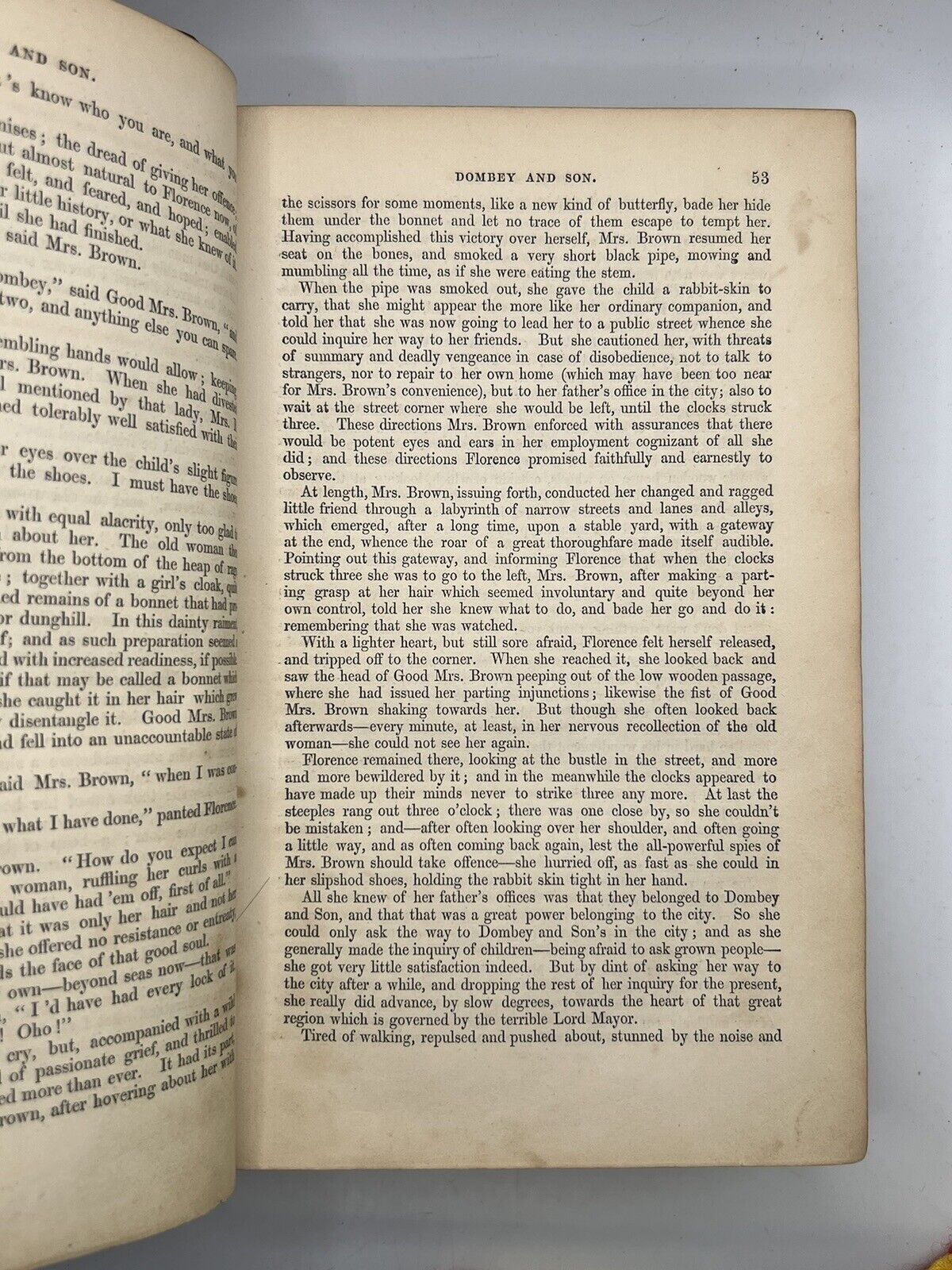 Dombey and Son by Charles Dickens 1848 First Edition First Impression