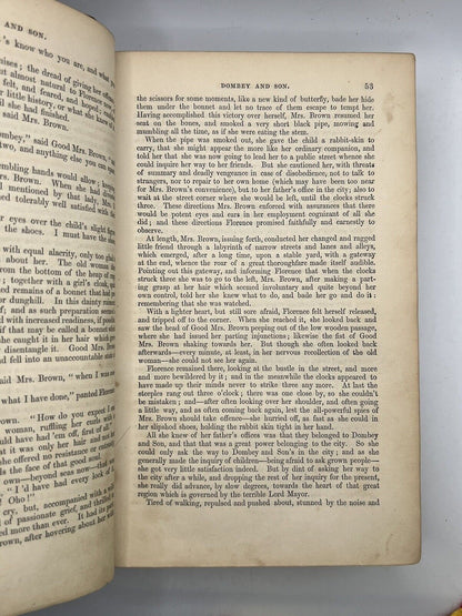 Dombey and Son by Charles Dickens 1848 First Edition First Impression