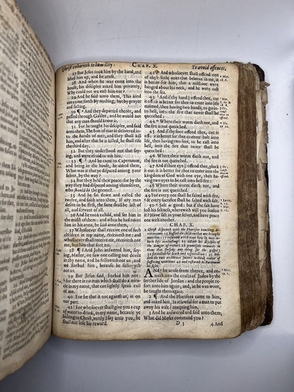 Antique King James Bible 1670; Cambridge Hayes Bible