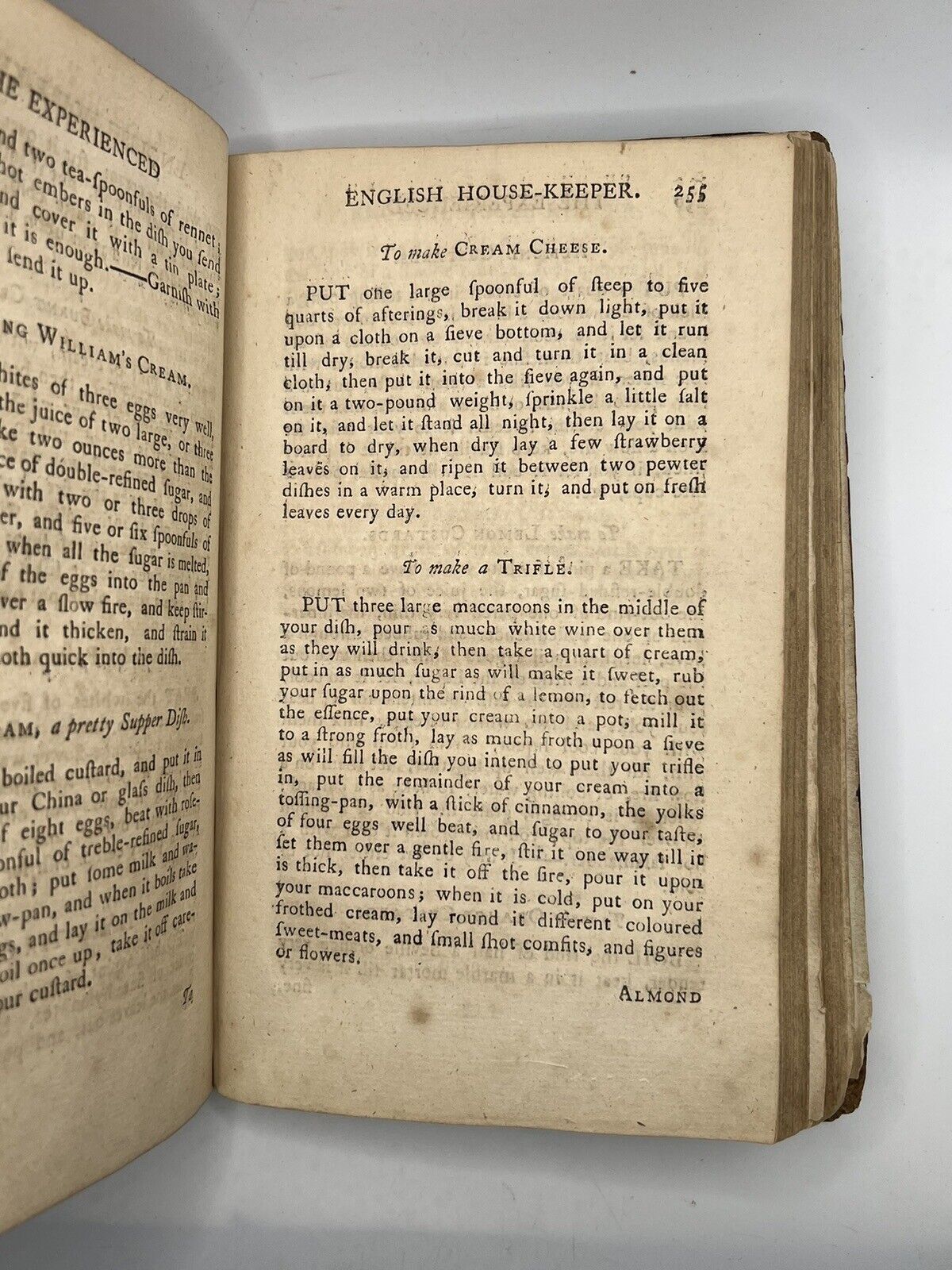 The Experienced English Housekeeper by Elizabeth Raffald 1794