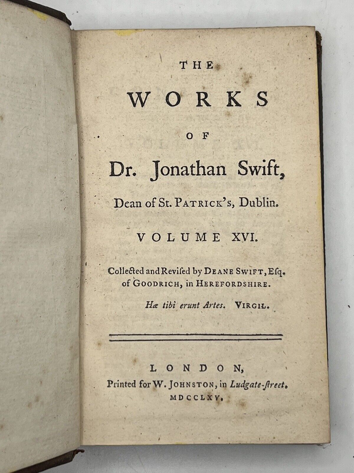 The Works of Jonathan Swift 1765-1779 in 26 Vols with Letters & Supplement