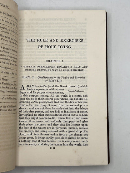 Jeremy Taylor's Holy Living and Dying 1845-8