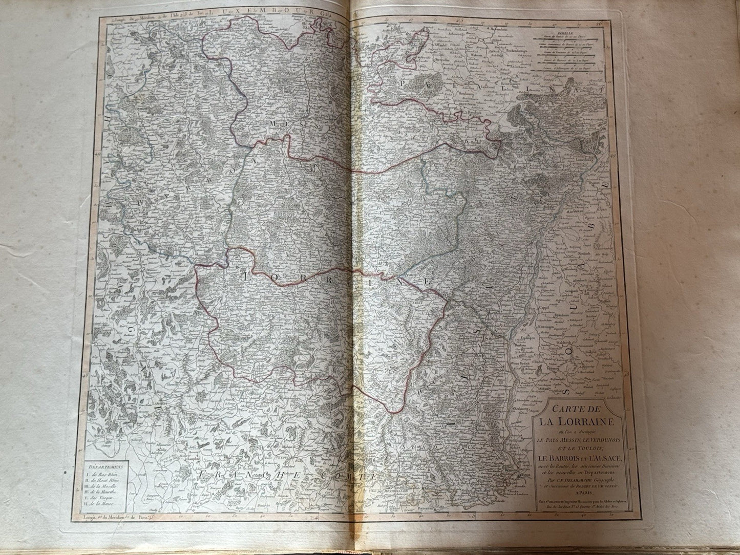 Composite Atlas by Robert de Vaugondy c.1770s Elephant Folio