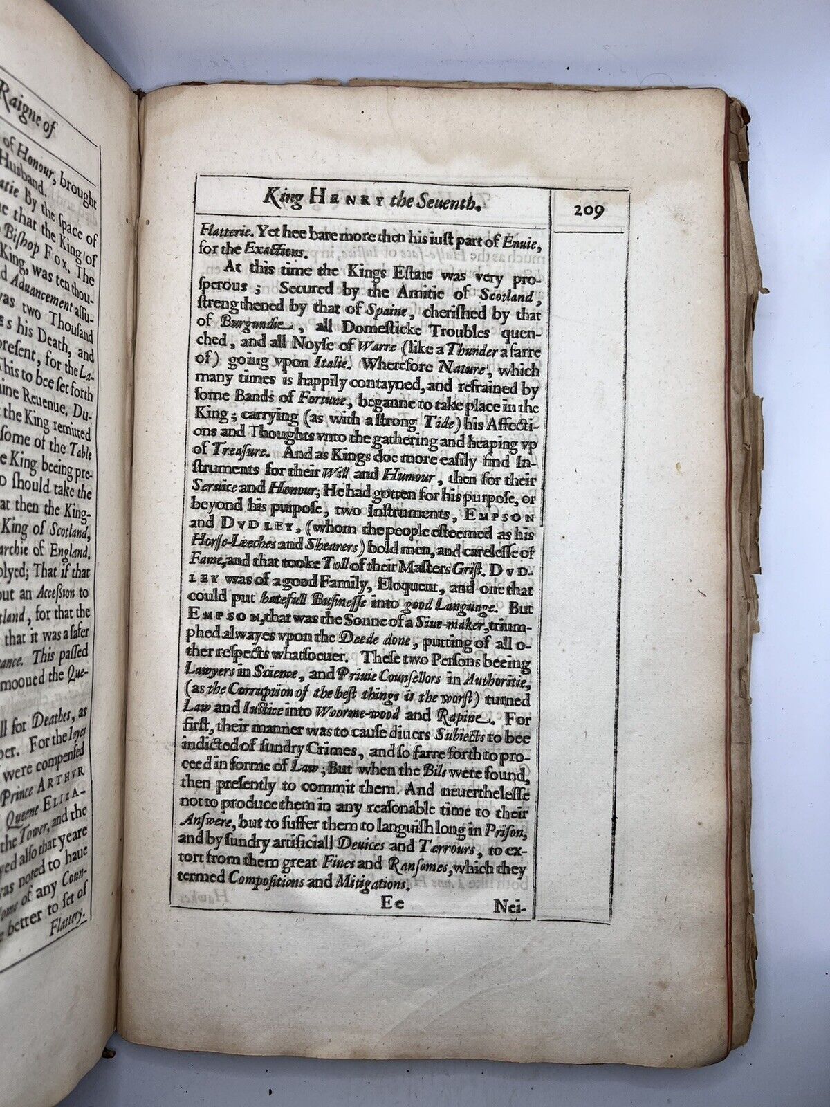 The Historie of King Henry the Seventh by Francis Bacon 1622 First Edition