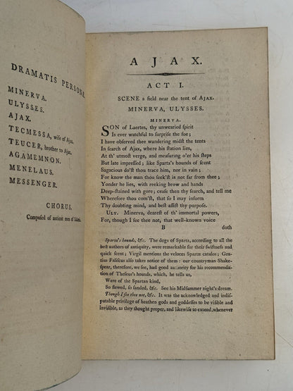 The Greek Tragic Theatre 1777 Aeschylus, Euripides, Sophocles