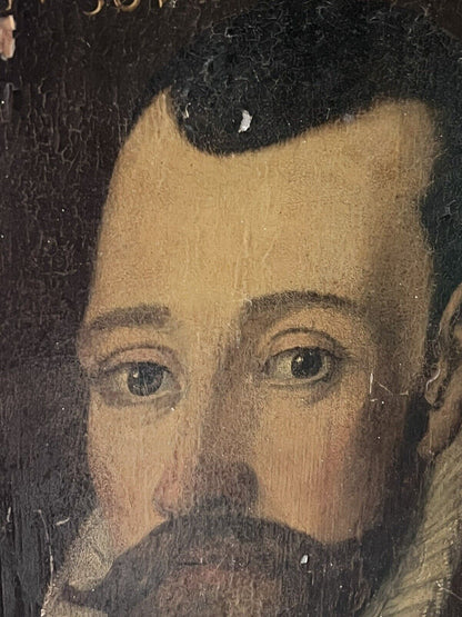 Portrait of a Gentleman c.1564; English School - perhaps Sir Francis Walsingham