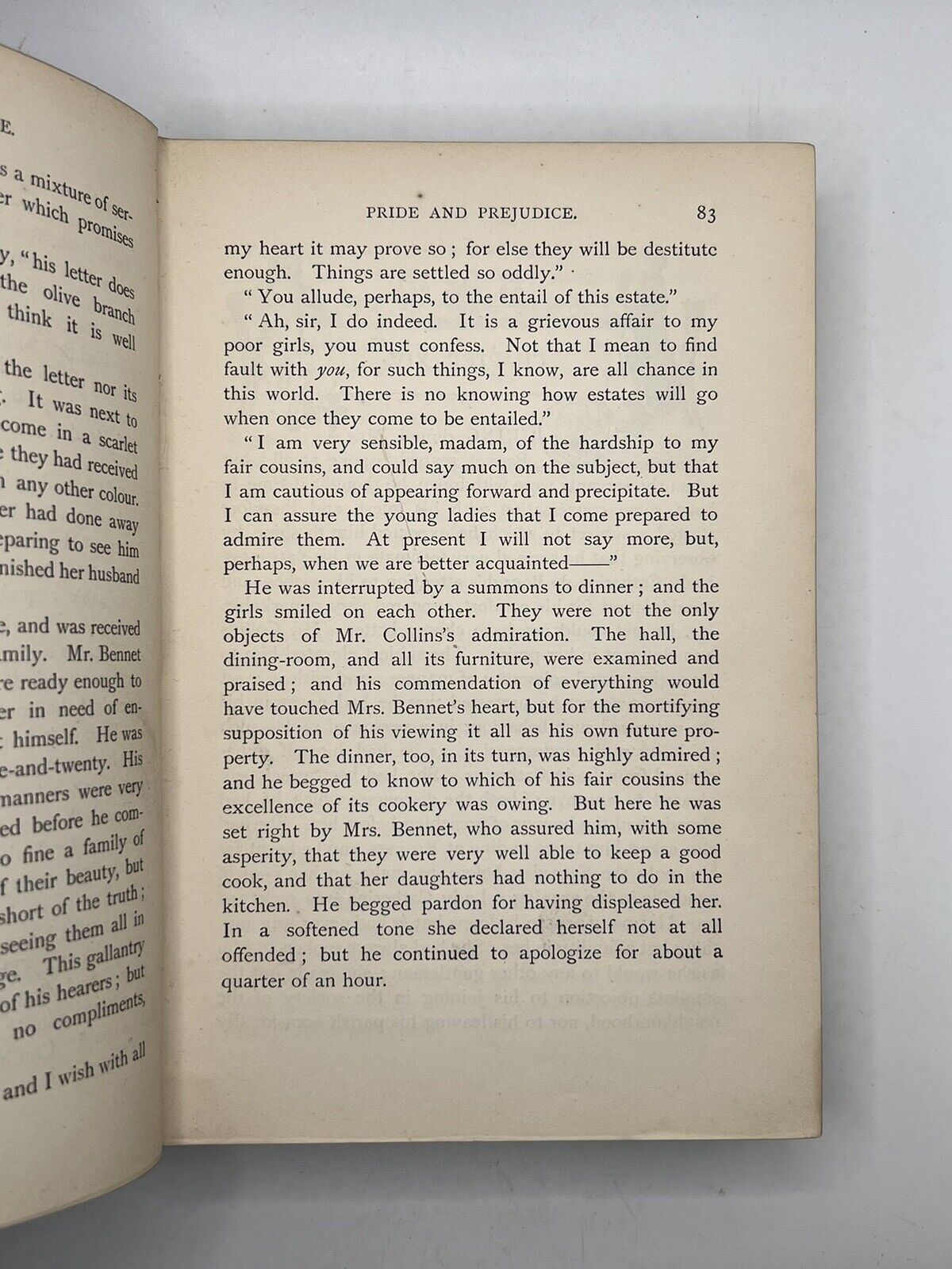 Pride and Prejudice by Jane Austen 1894 First Peacock Edition