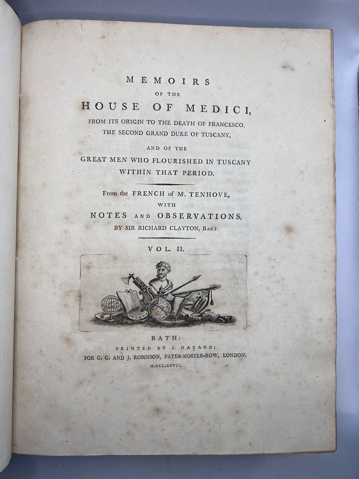 Memoirs of the House of Medici 1797